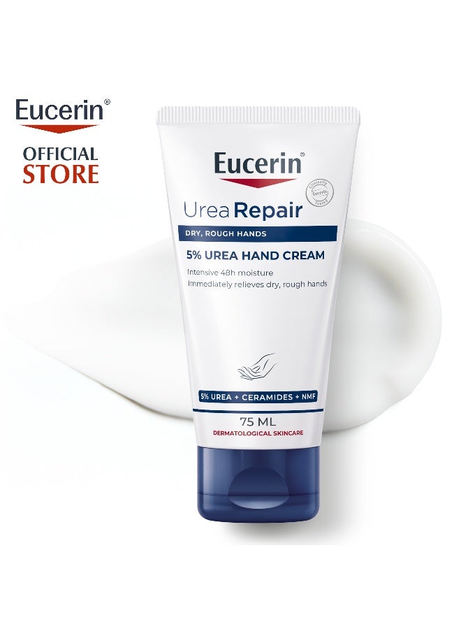 Eucerin Dry Skin Relief Hand Cream With 5% Urea 75ml - Image 1