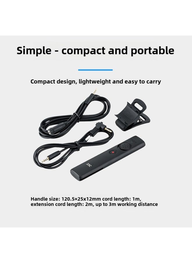 JJC For Panasonic S9 Camera Shutter Cable G100D G9M2 S5IIX GH6 GH5II Shutter Remote Control-Color:Suitable For Panasonic S9 G100d Shutter Cable