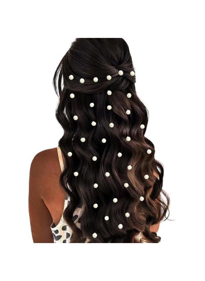 Hair Flare - Pearl Glow Hair Stickers: Effortless, Clip-Free Styling. Transform Your Hair With Luminous Pearl Beads-36 Stickers Per Pack For Endless Diy Hair Styling_2807_Silver - Image 1