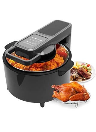 8 Liter Air Fryer Timer & Temperature Controls, 8 Touch Screen Preset with Digital LCD Touch Screen, with Glass Lid, Non-stick Basket, Oil-Less Healthy Cooker, Min 1 Year Manufacturer Warranty" - pzsku/ZC6C7C40642A10C8134F2Z/45/_/1703668947/b7b20ce3-c6a5-4036-bc40-4ca3200587c5
