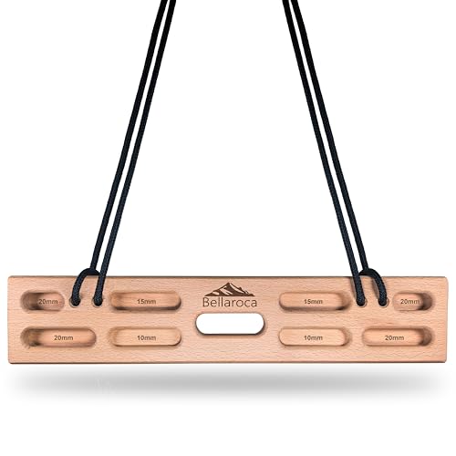 Bellaroca® | Portable Climbing Hangboards for Climbing Training, Professional Climbing Boards for Finger Strenght in Rock Climbing and Bouldering (Bar) - Image 1