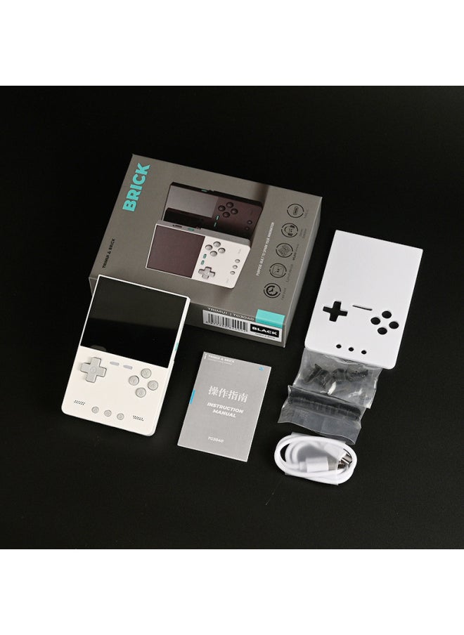 TRIMUI BRICK 2025 PSP Handheld Open Source Handheld 3.2 Inch HD Game Machine Cross-border-Product Color:128g Version-Model:Crimson-chinese Version