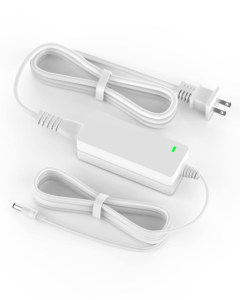 VHBW Power Cord for Cricut Explore air 2, Expression 2, Maker, Explore Air, Explore One Create Cake Mini Original Replacement for Cricut Maker KSAH1800250T1M2 Cutting 18V Charger Power Supply (White) - Image 1