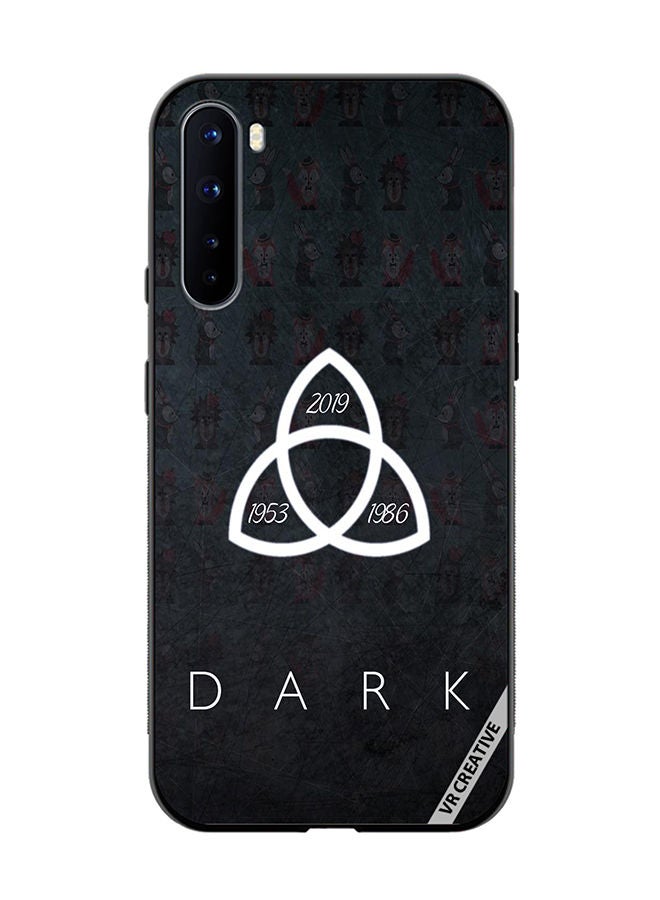 VR CREATIVE Protective Case Cover For OnePlus Nord Dark Design Multicolour - Image 1
