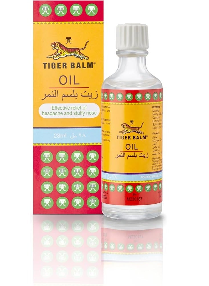 تايجر زيت للصداع وانسداد الأنف 28 مل (عبوة من 6 قطع) - Image 2