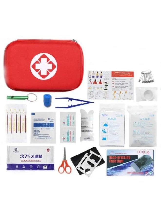 Generic Emergency Medical EVA First Aid Kit Travel Camper Office Outdoor First Aid Empty Portable Small Box Storage  - Image 1