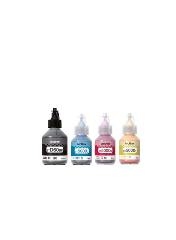 Brother Max IG Compatible Ink Bottle Combo – BT-D60BK + BT5000C/M/Y – For Brother DCP-T310, T510W, T710W, MFC-T810W, T910DW – Black & Color – Up to 5000 Pages - Image 3
