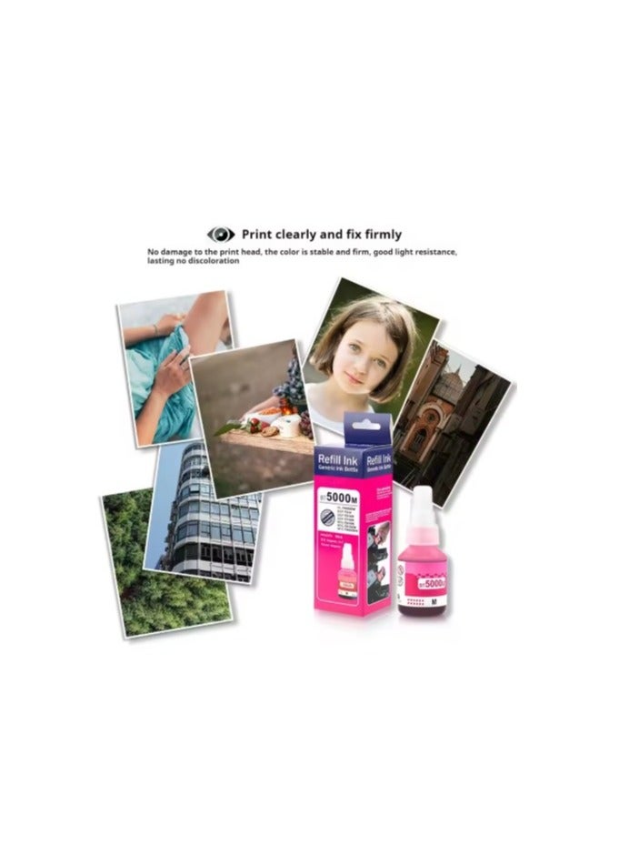 Brother Max IG Compatible Ink Bottle Combo – BT-D60BK + BT5000C/M/Y – For Brother DCP-T310, T510W, T710W, MFC-T810W, T910DW – Black & Color – Up to 5000 Pages - Image 2
