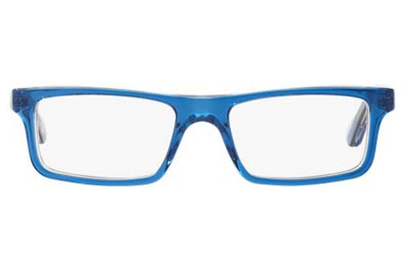 Arnette LO-FI AN7060 - 1130 Eyeglasses, TRASLUCENT BLUE Frame w/ Clear Demo Lens 47mm - Image 2
