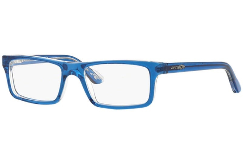 Arnette LO-FI AN7060 - 1130 Eyeglasses, TRASLUCENT BLUE Frame w/ Clear Demo Lens 47mm - Image 1