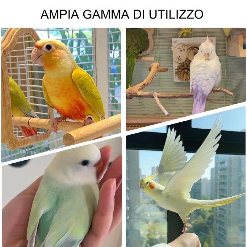 squishy 2 قطعة حفاضات طيور للببغاء، مجموعة حفاضات ببغاء بتصميمات الكرز والليمون، قماش ناعم للطيور الداخلية، تصميم خفيف للسفر ونظافة المنزل - Image 5