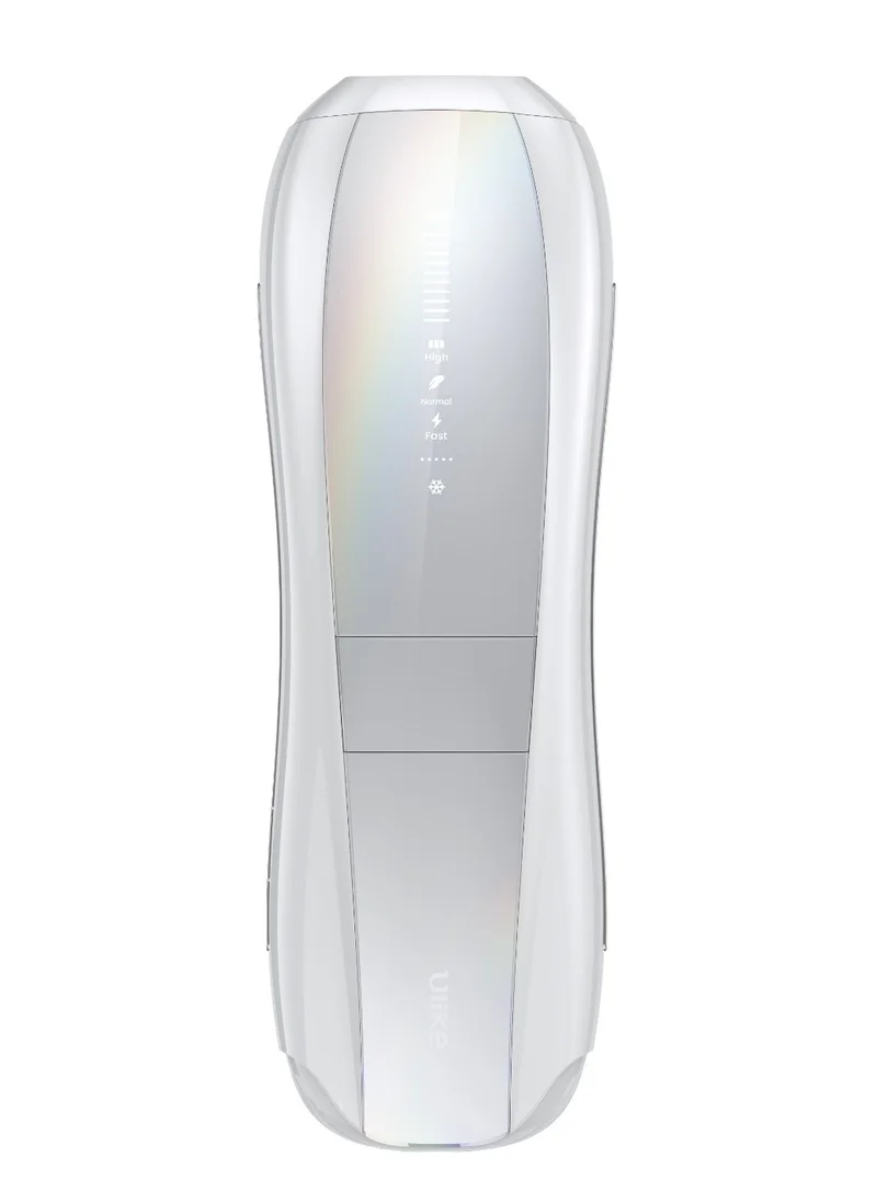 Ulike Ulike Laser Hair Removal, Air 10 IPL Hair Removal for Women and Men, 65°F Ice-Cooling Contact, Dual Lights, Skin Sensor & SHR Mode* for Nearly Painless, Effective & Long-Lasting Hair Removal from Home, Silver