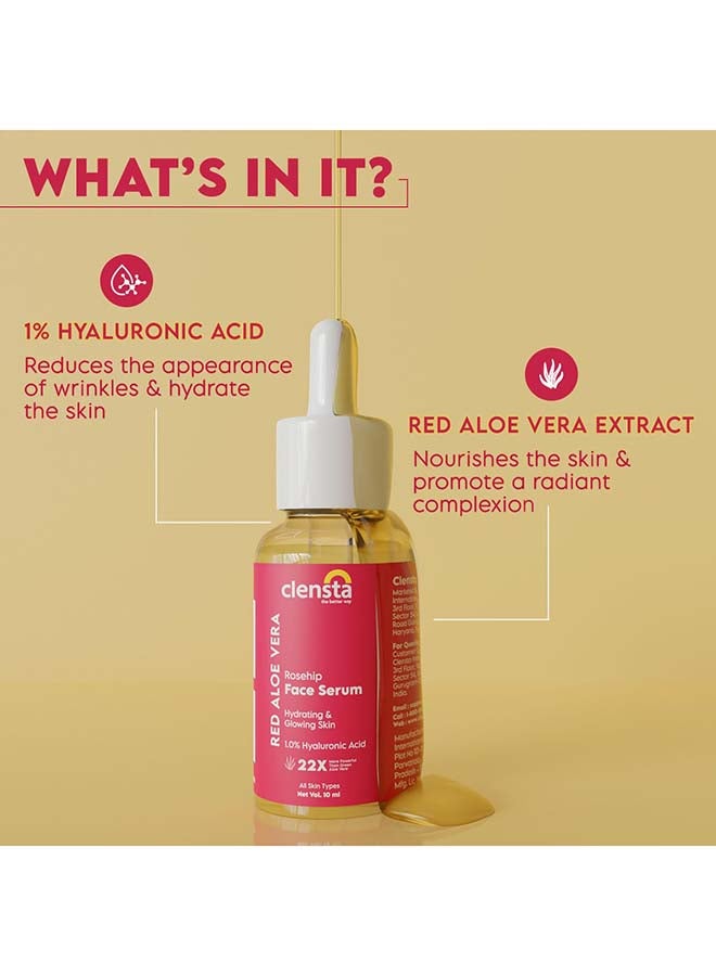 Clensta Red Aloe Vera Rosehip Serum - Image 3