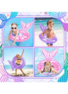 General 2PC Swimming Summer Holiday Water Entertainment Beach Party Essentials, Mermaid Pool Floating Mermaid Floating Leisure Raft, Children's Swimming Rings  - Image 5