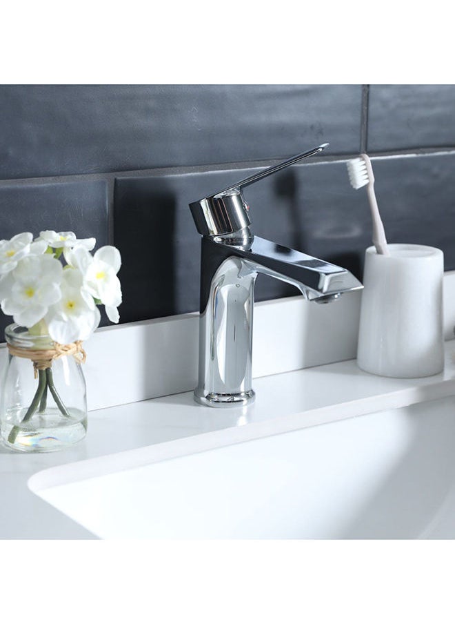 Eco Iris Basin Mixer With Pop Up Waste Rain Shower Single Handle Faucet, Handheld Spray Chrome