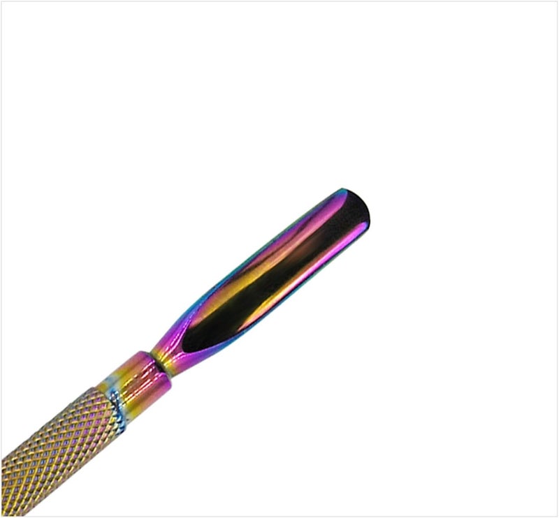 Rolabling Rainbow Stainless Steel Nail Cuticle Pusher - Image 4