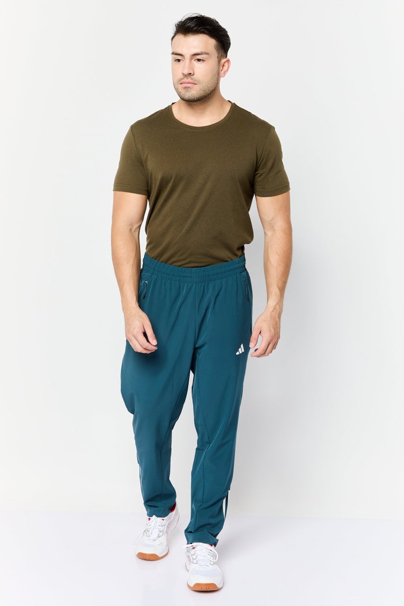 Adidas Men Sportswear Fit Training Shorts, Teal Blue - Image 3