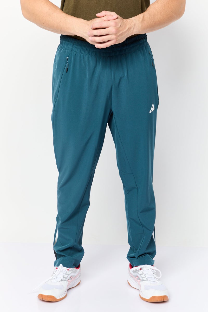 Adidas Men Sportswear Fit Training Shorts, Teal Blue - Image 1