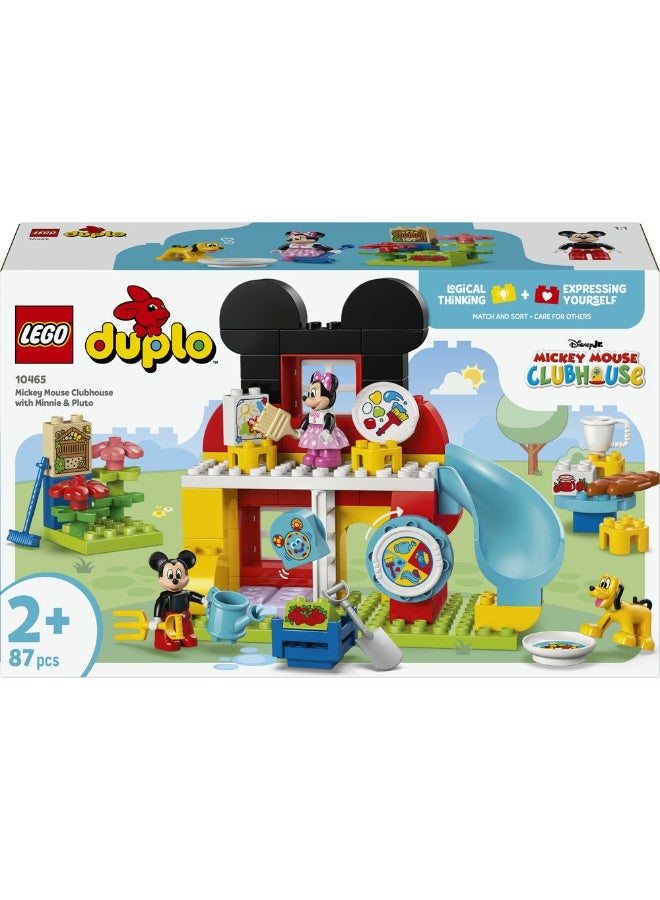LEGO DUPLO Disney Mickey Mouse Clubhouse with Minnie & Pluto 10465 (Age 2+, 87 Pieces) - Image 2