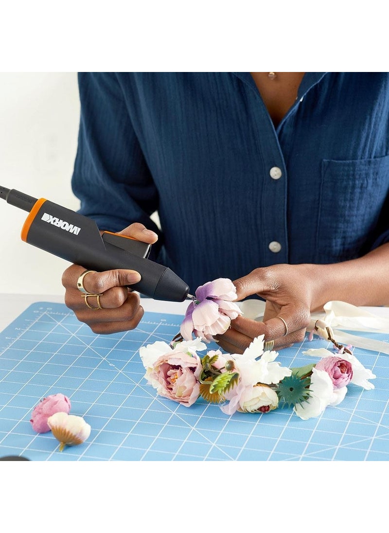 WORX WX746.9 Makerx 20VOLT Professional Hot Wax Silicone Gun + 10 Silicone (Battery Not Included)  - Image 1