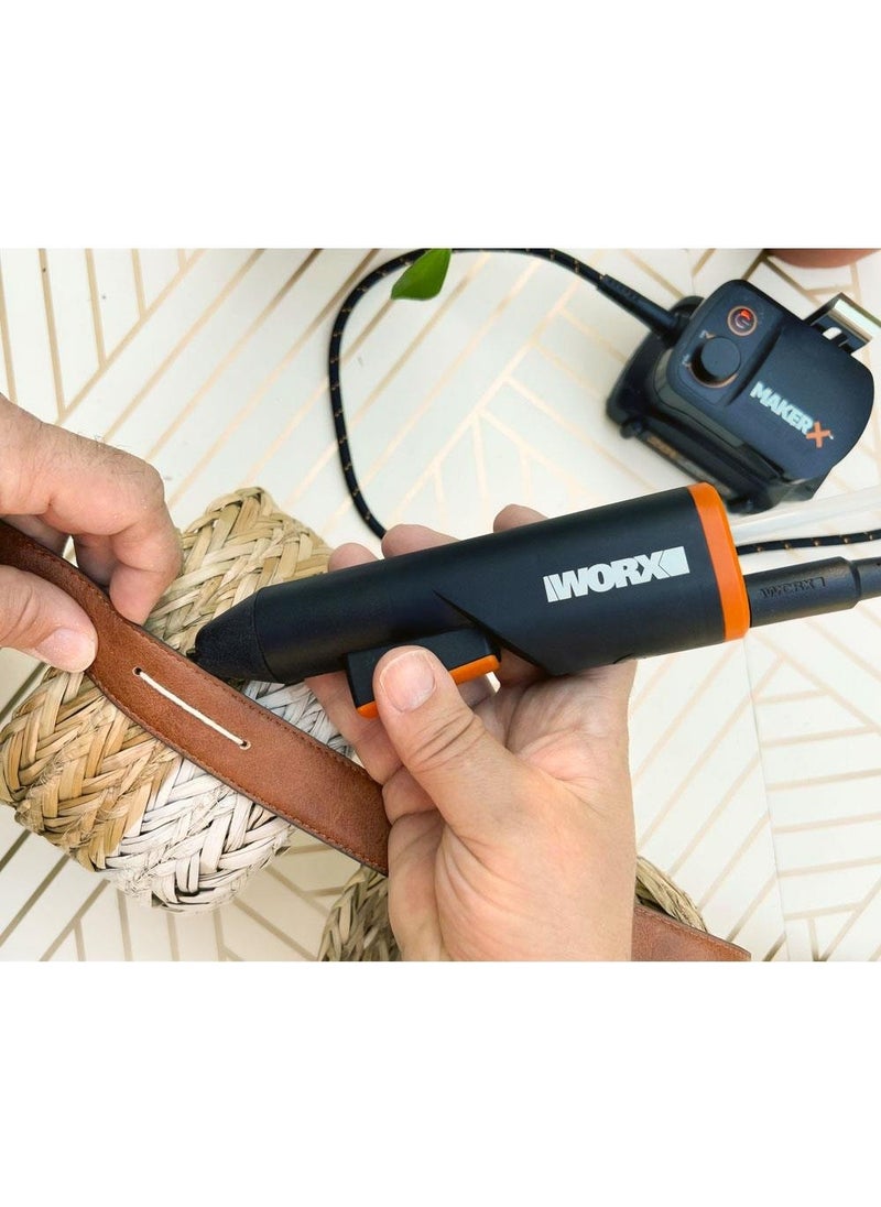 WORX WX746.9 Makerx 20VOLT Professional Hot Wax Silicone Gun + 10 Silicone (Battery Not Included)  - Image 4