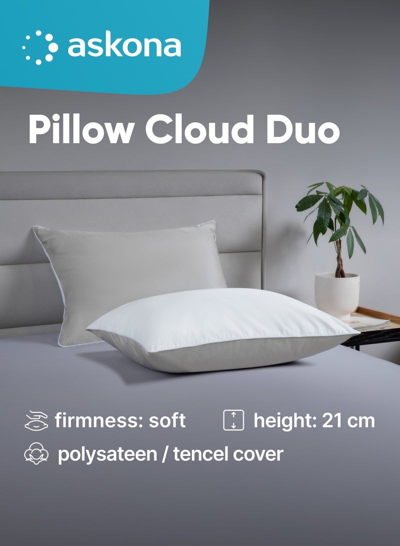 Askona Askona Double side pillow Cloud Duo 50x70  with Bamboo and Tencel - Image 1