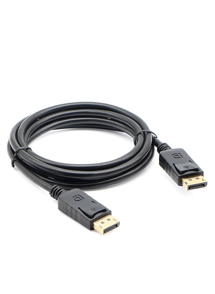 DisplayPort to DisplayPort Cable 1.8M – DP to DP Cable 4K@60Hz Video Cord for Gaming, Laptops, Monitors, Projectors – Support HDR, 2K 144Hz, 1080P 240Hz, Audio & Video Sync, Gold-Plated, Durable PVC – 3D Compatible - Image 3