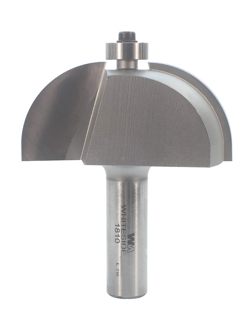 Whiteside Router Bits Whiteside 1810 Cove Router Bit 1 Inch Radius 212 Inch Large Diameter 12 Inch Shank 1 Inch Cutting Length B3 Bearing - Image 2