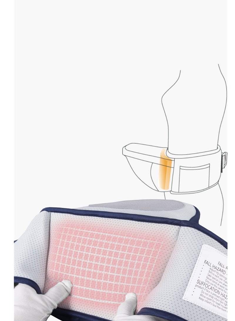 Multifunctional baby stool breathable baby carrier large capacity storage baby carrier - Image 2