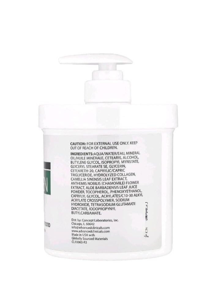 Advanced Clinicals Collagen Skin Rescue Cream 16 oz (454 g)