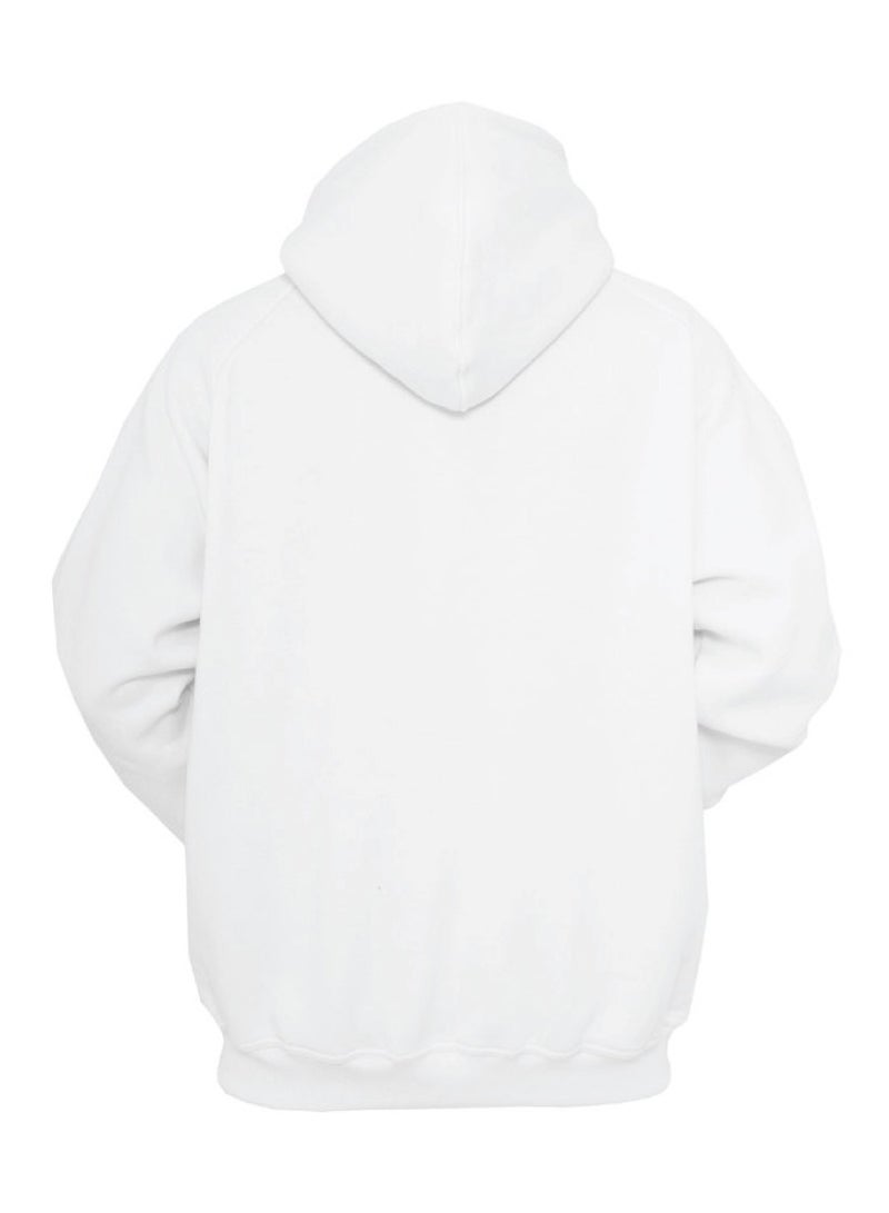 PRINTSHOP4ME Ramadan Mubarak Hoodie for Both Men and Women - Soft Cotton Pullover - Long Sleeve with Drawstring and Kangaroo Pockets - Perfect for Travel - Image 2