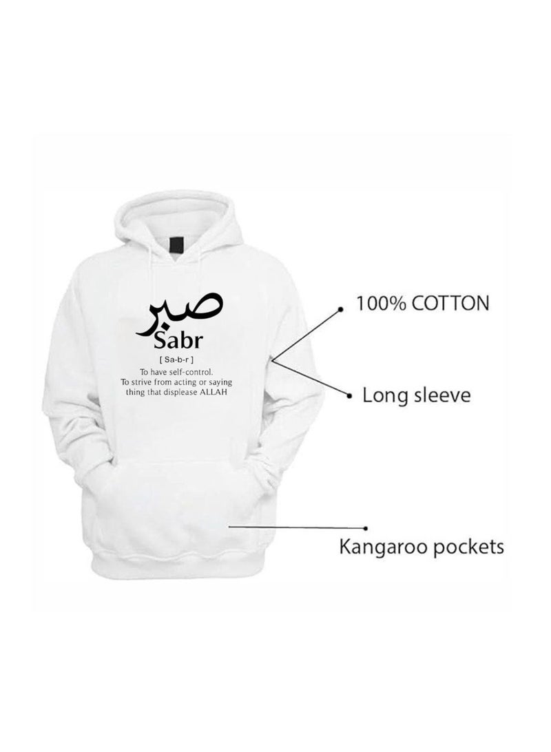 PRINTSHOP4ME Ramadan Mubarak Hoodie for Both Men and Women - Soft Cotton Pullover - Long Sleeve with Drawstring and Kangaroo Pockets - Perfect for Travel - Image 5