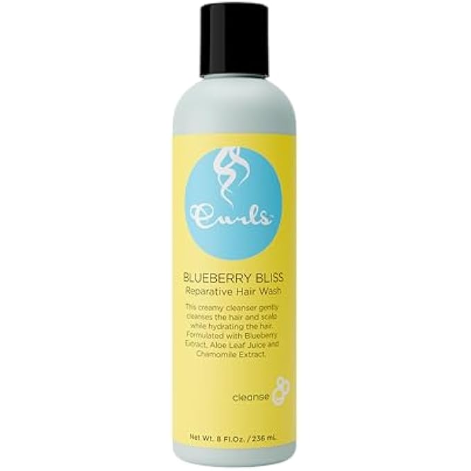 Curls BLUEBERRY BLISS REPARATIVE HAIR WASH, 8OZ (236ML) - Image 1