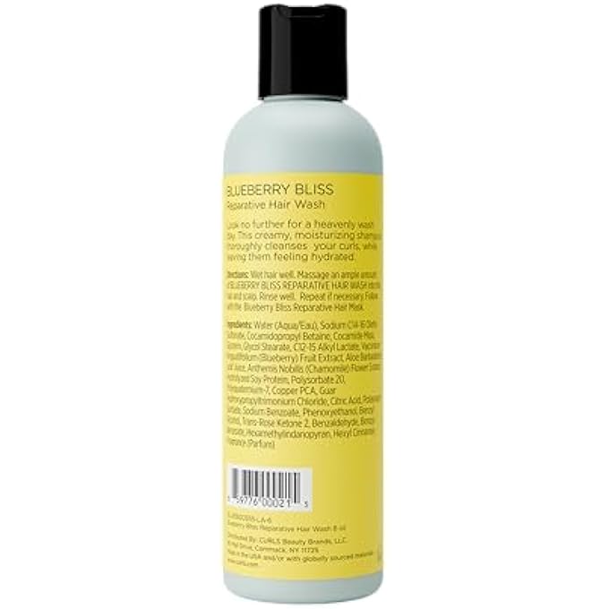 Curls BLUEBERRY BLISS REPARATIVE HAIR WASH, 8OZ (236ML) - Image 2