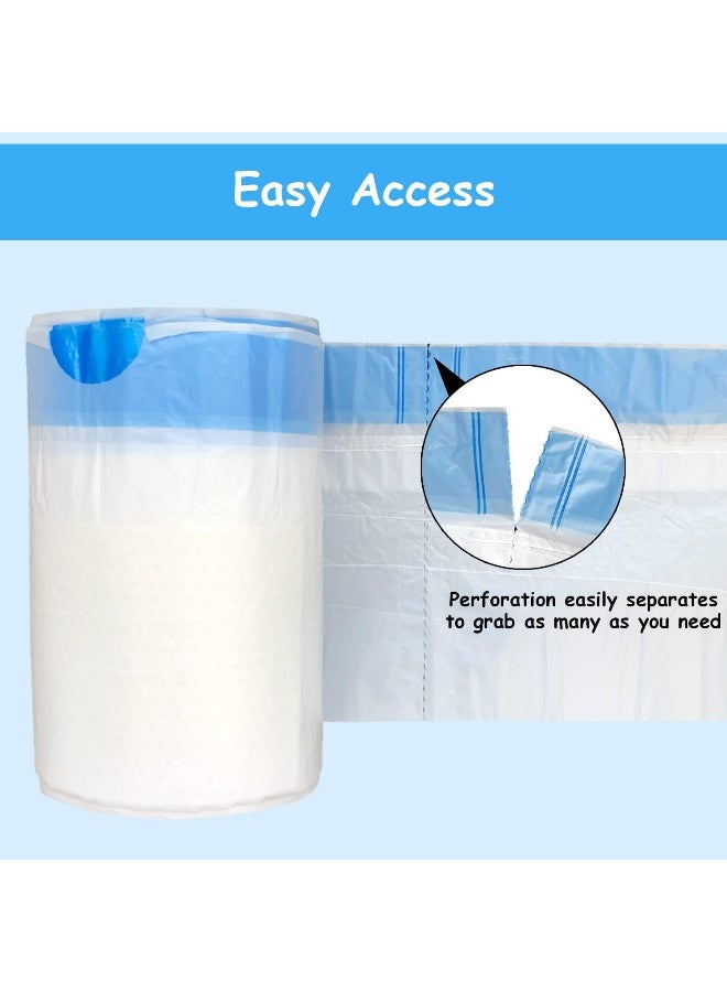 sundee Disposable Potty Chair Liners with Drawstring for Universal Potty Training Toilet Seat - Image 3