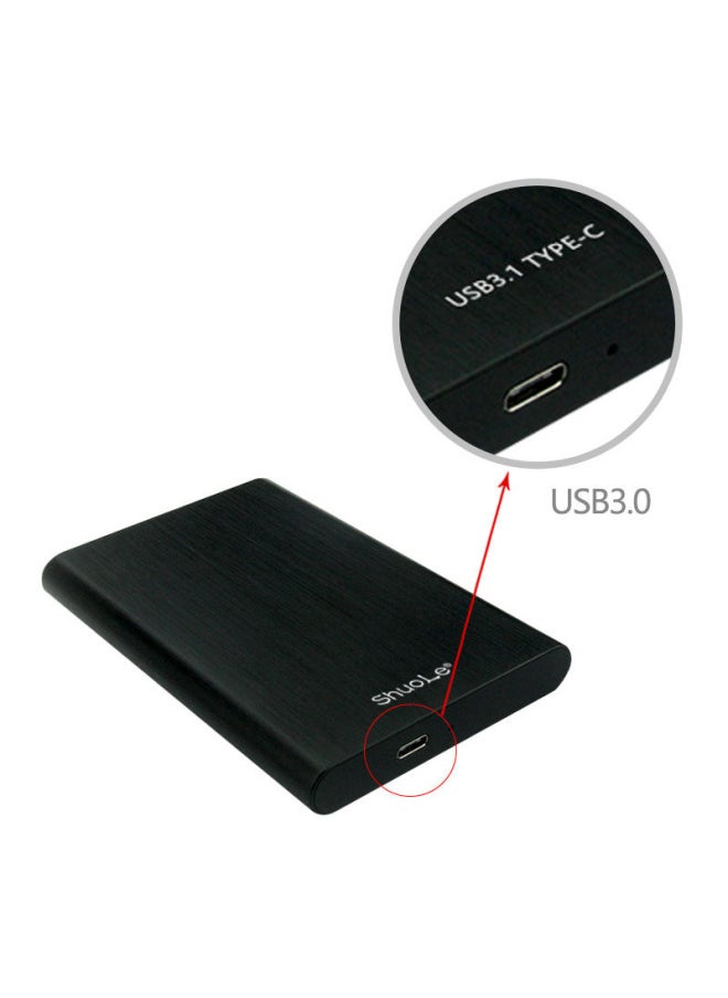 Generic Shuole 2.5 "SATA Hard Disk 3.1 High Speed Box Mechanical Solid State SSDTYPE-C External Mobile Hard Disk Box-Color:ShUoLE-U25E3.1-BP(A-C) REd  - Image 4