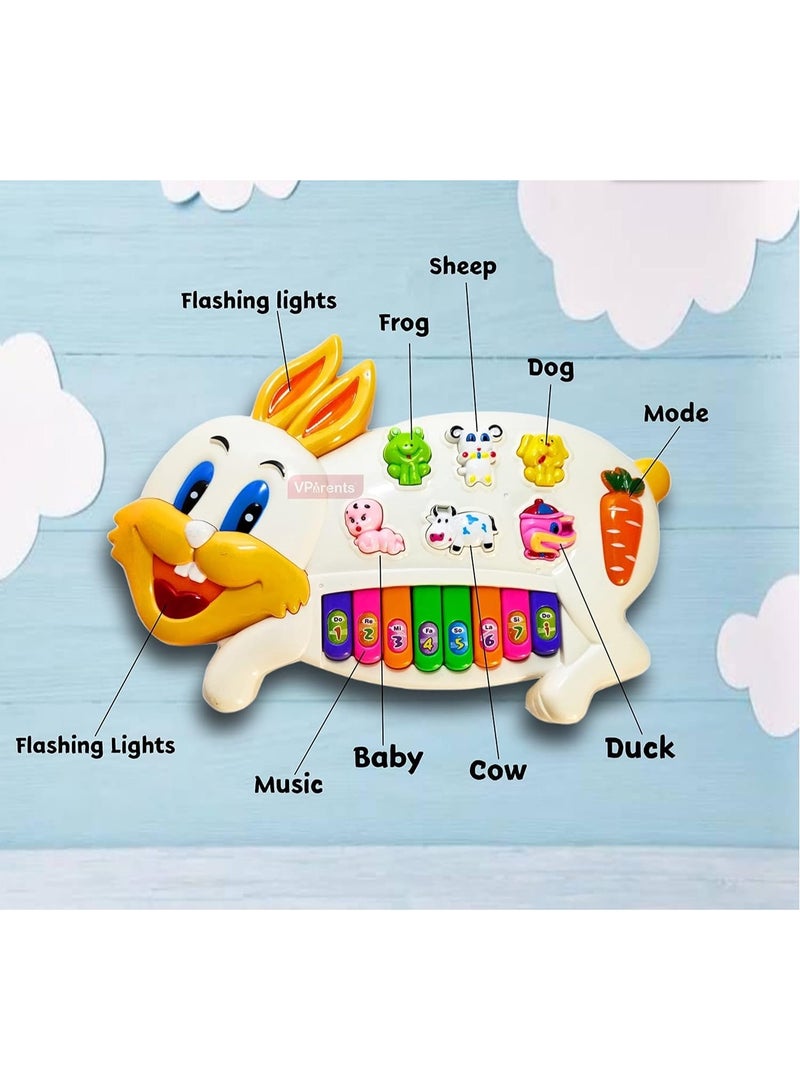 Rabbit-Shaped Baby Piano - Image 3