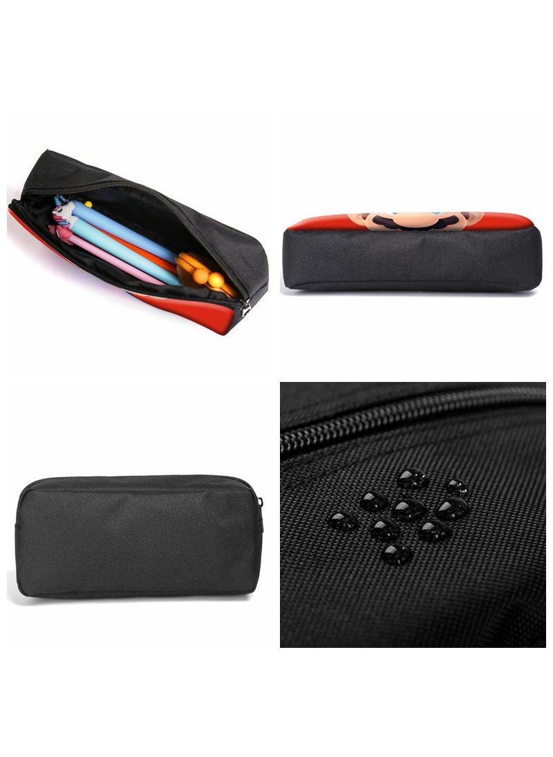 General - 3 Pcs Princess Peach School Bag Satchel Pencil Case Animated Game Super Mario Gifts For Kids Birthday Gift Start Of School Gift - Image 1