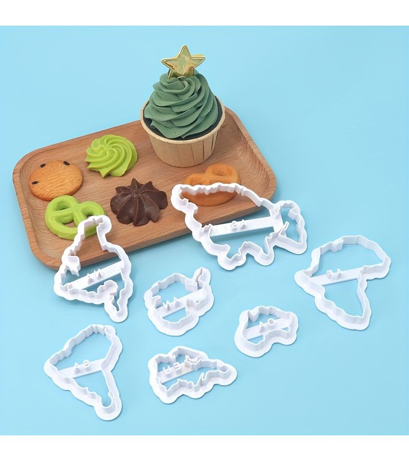 7 Pcs World Map Cookie Cutters Seven Continents Decorating Tools - Image 4