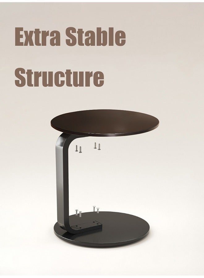 WALALLA Nordic Style Round Coffee Table – Sturdy Sofa Side Table/End Table for Living Room, 40x40x60cm - Image 5