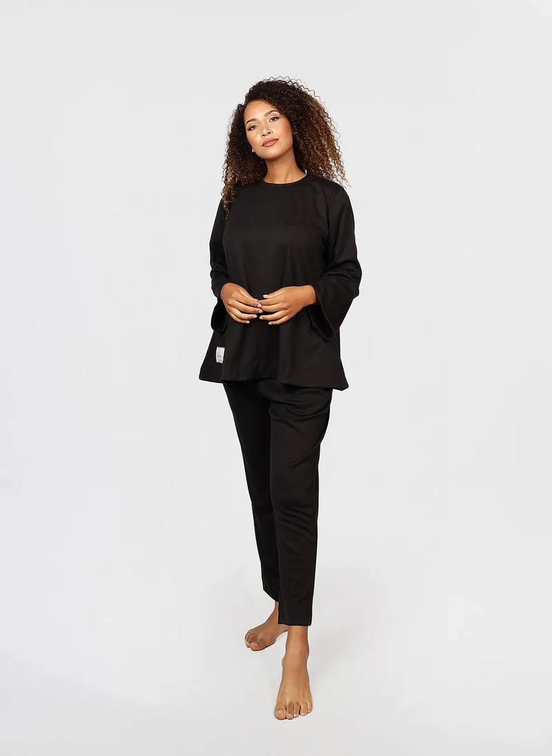 Jimmy Le Bond Modest 2 PC Set of long-sleeve top with Pants