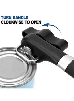 Can Opener Manual, Safe Cut Can Opener With Smooth Can Edge, Hand Can Opener with Ergonomic Hand Grip and Larger Turning Knob, Stainless Steel Can Opener, Fruit Cans Utensils for Kitchen - pzsku/ZC6C950EC70E8CD056C5AZ/45/_/1717413235/00e4b145-f862-4008-8838-6710c05c7fa7