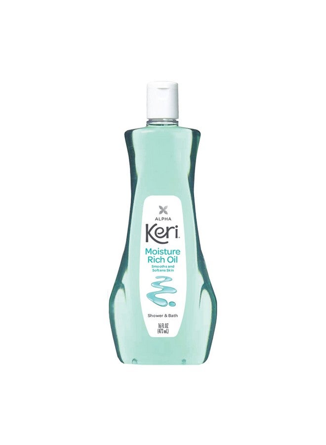 Keri Shower & Bath Moisture Rich Oil, Delicate, 16 Fl Oz - Image 1