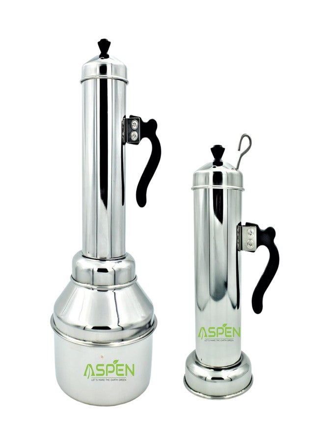 أسبن Aspen® بوتو كودام من الفولاذ المقاوم للصدأ مع 2 صانع بوتو - Image 1