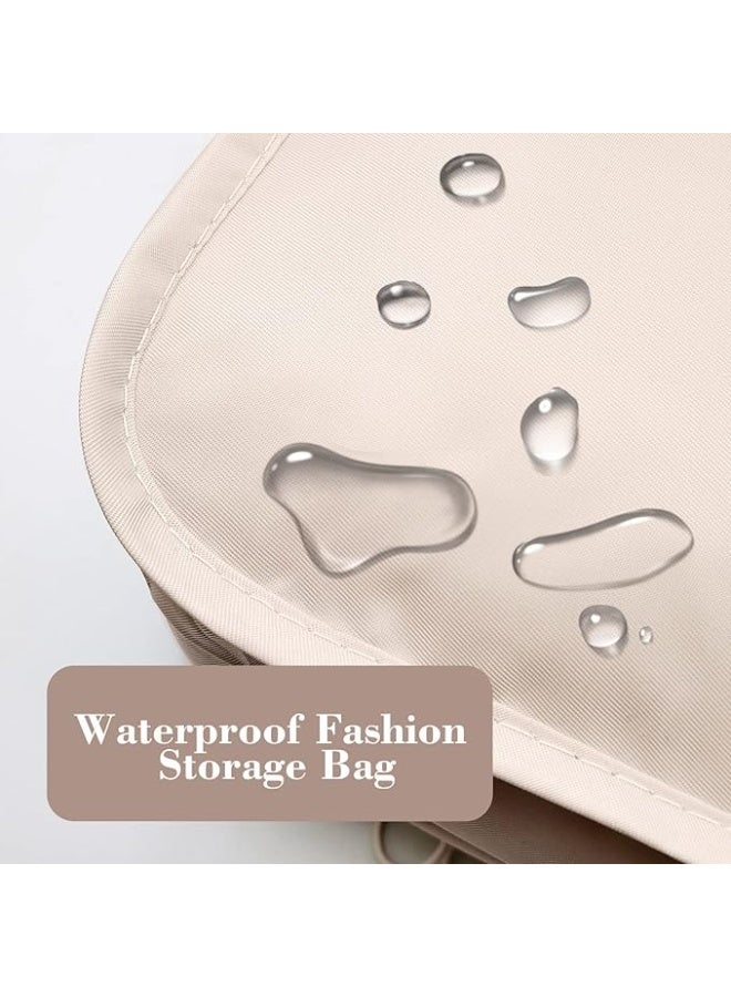 Cool Baby 8 Pcs Travel Packing Cubes for Suitcases Lightweight Travel Essential Bag with Toiletries Bag for Clothes Shoes Cosmetics Toiletries, For 18 32inches luggage Beige, Large - Image 4
