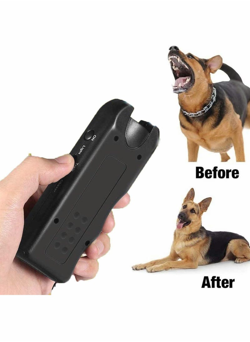 Excefore - Handheld Dog Repellent, 3 in 1 Anti Barking Device, Ultrasonic Dog Bark Deterrents to Stop Dog Barking and Control Dog Barking with Dual Strobe LED Flashlight for Training Dog - Image 1