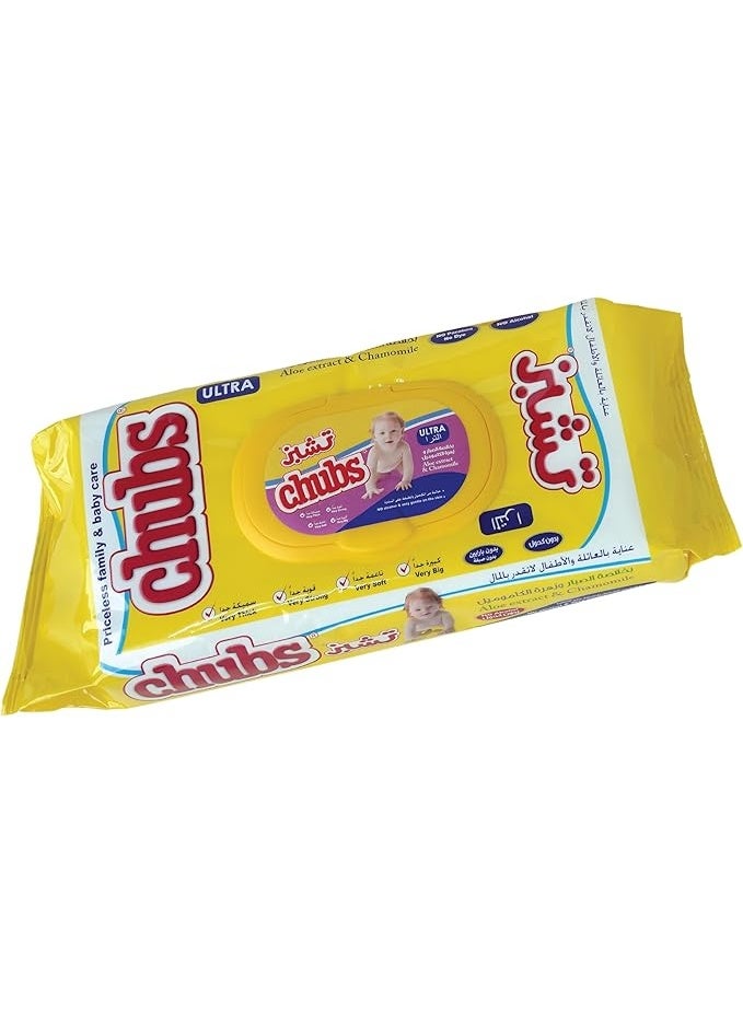 CHUBS Baby Ultra Aloe 40 Wipes - Image 1