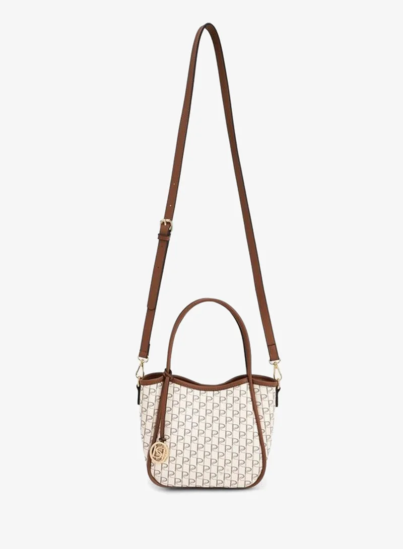 Paprika Printed Tote Bag With Pouch