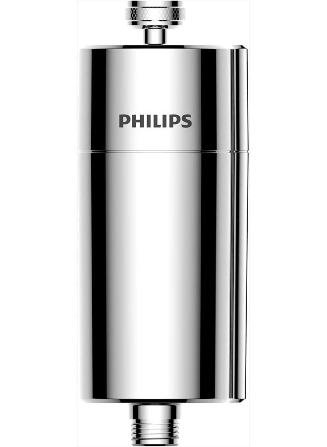 Philips Shower Filter 3-stage Water Softener, Double Mesh Filtration KDF Material, Reducing Chlorine/Impurities/Rust Sediments (Shower Filter Set) - Image 1