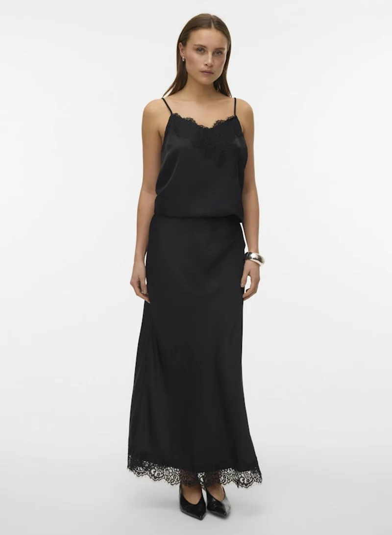 VERO MODA Vmjulia Hw Lace Maxi Skirt Exp